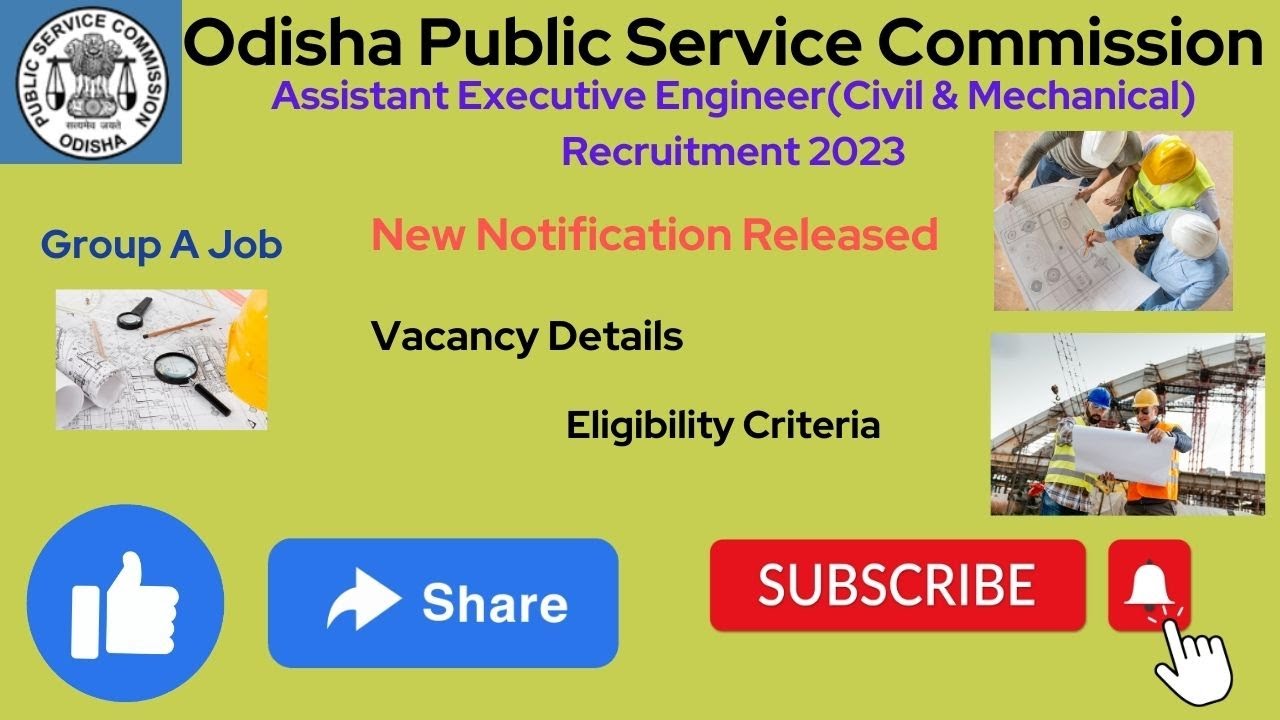OPSC AEE Recruitment 2023 | Apply for 391 Civil, Mechanical Posts under WR Department | VacancyGate