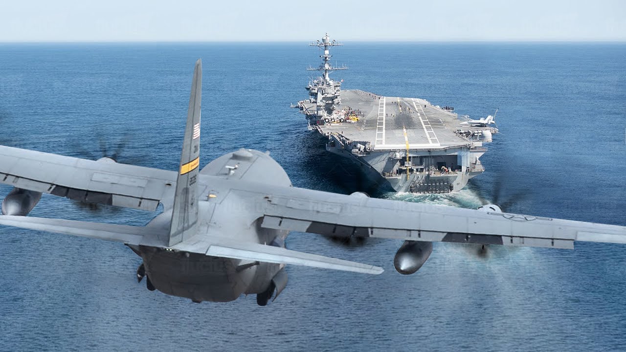 Warum die USA ihr gr&ouml;&szlig;tes Flugzeug auf einem Flugzeugtr&auml;ger landen lassen