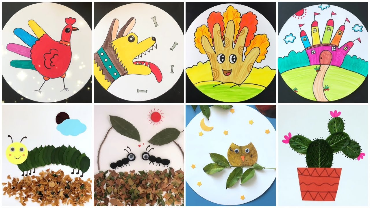 Easy Animal Hand Drawing Tricks with Palm | Easy Handprint Art Project