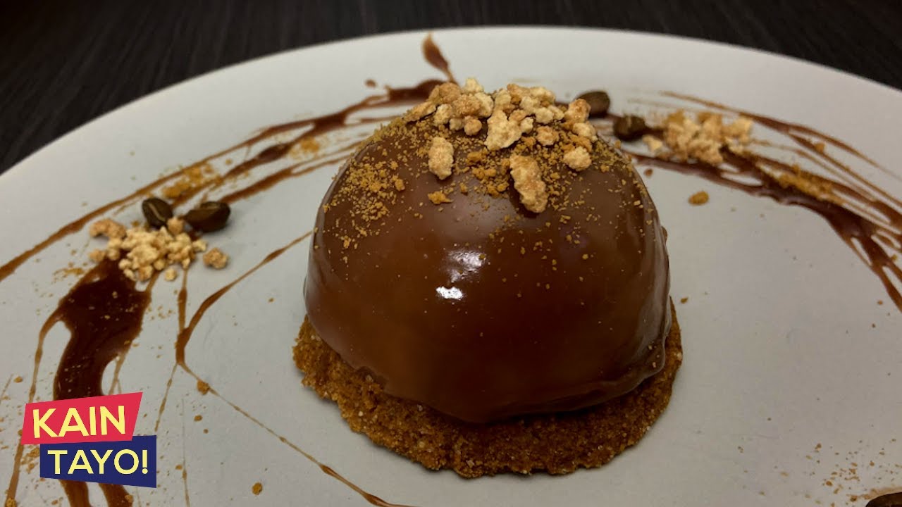 Espresso Mousse and Creme Brûlée Entremet Cake