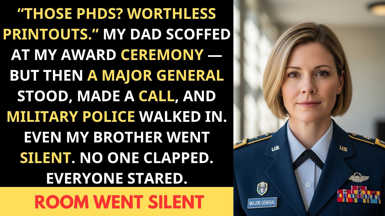 My Dad laughed and said: ‘Those PhDs? Worthless printouts.’ Then General made a call. MPs arrived.