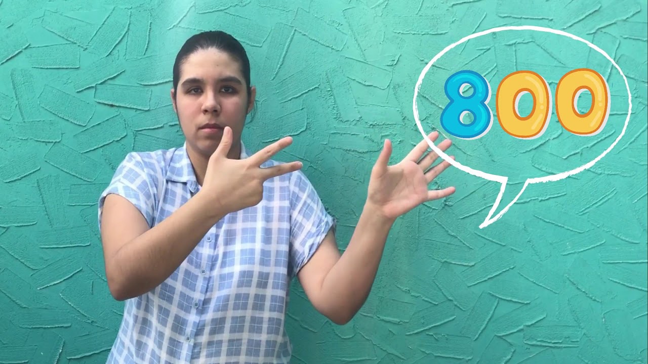 LOS NÚMEROS EN LENGUA DE SEÑAS MEXICANA
