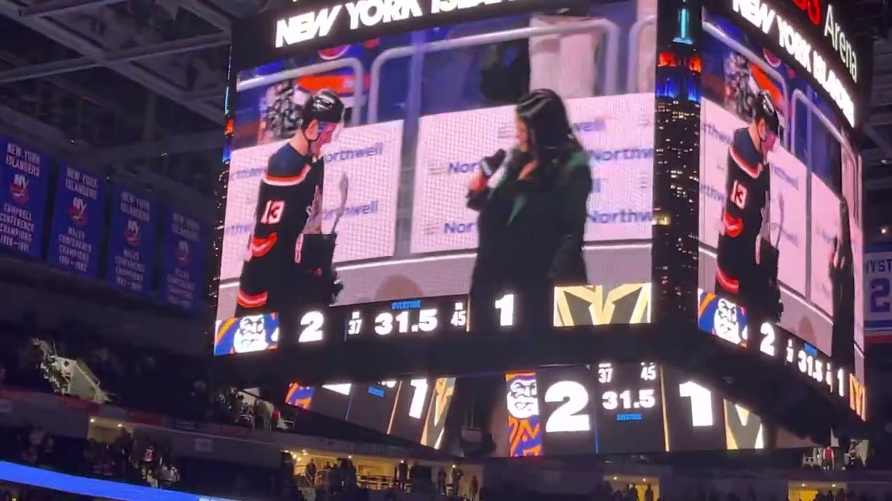 New York Islanders overtime goal horn at UBS Arena