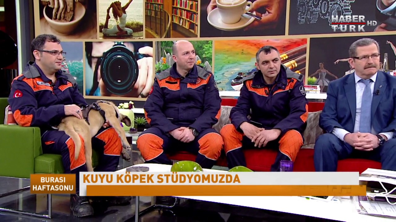 Kuyu Köpek Canlı yayında Habertürk TV Stüdyosunda
