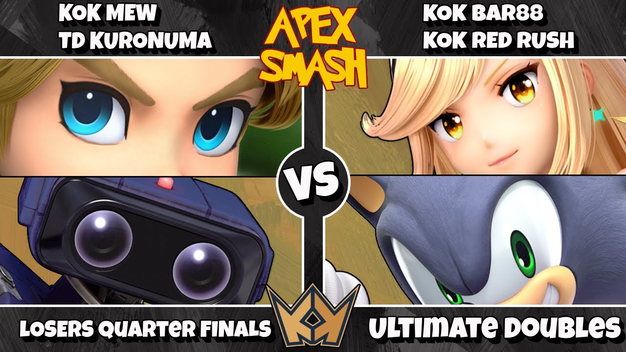 Apex Smash 06 - LQF - KoK Mew & TD Kuronuma Vs. KoK Bar88 & KoK Red Rush (Ultimate Doubles)