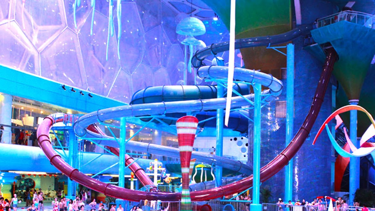 Magic Water Cube &mdash; Пекинский национальный аквапарк, Китай