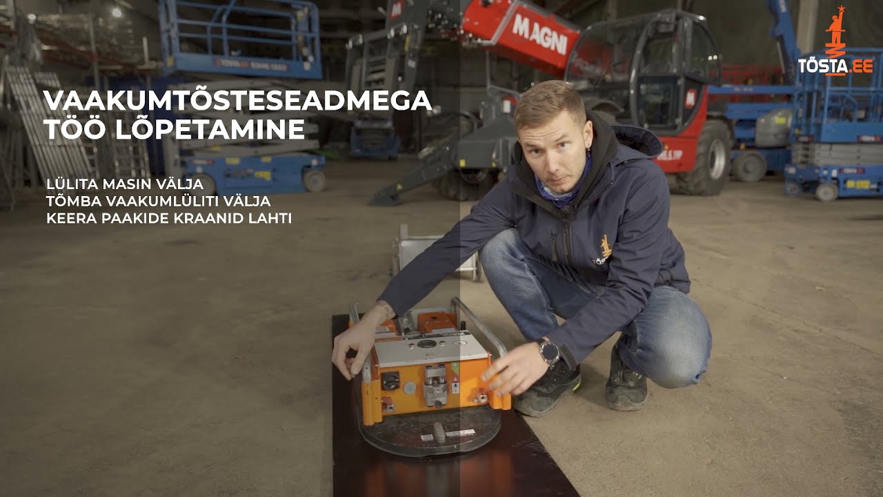 Viavac vaakumtõsteseadmete kasutusvideo