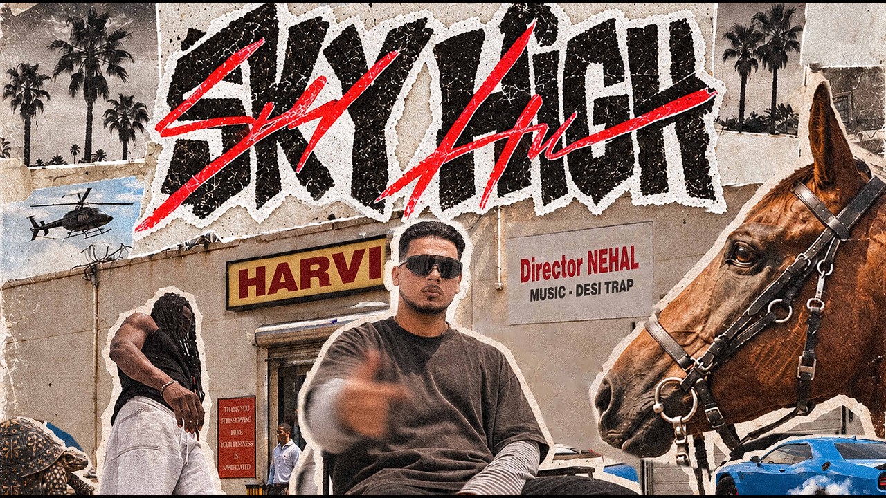 New Punjabi Songs 2026 | Sky High (Official Video) Harvi | Desi Trap Music | Latest Punjabi Song