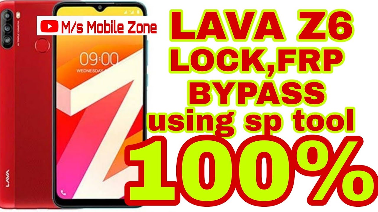 LAVA Z6 PATTERN,FRP UNLOCK by sp flash tool.@Mobilezonenayagarh manoj