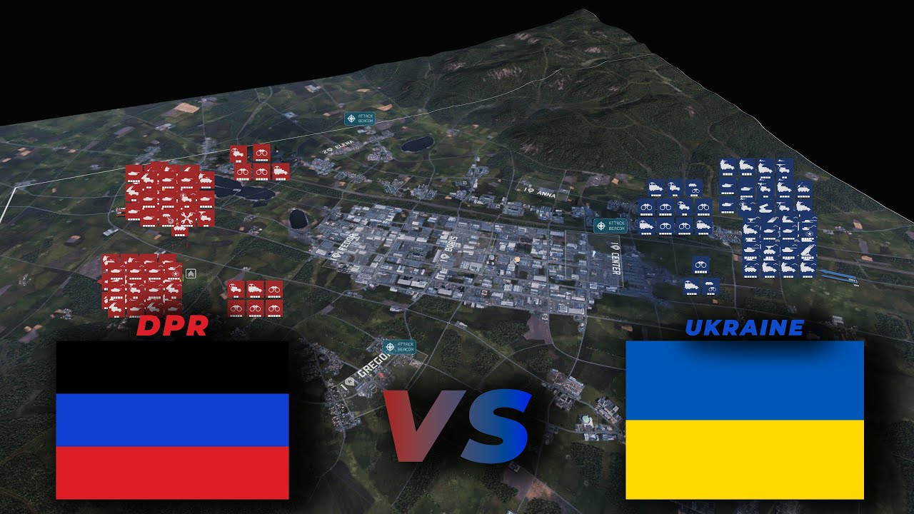 130.000 DPR vs 130.000 UKRAINE | WARNO