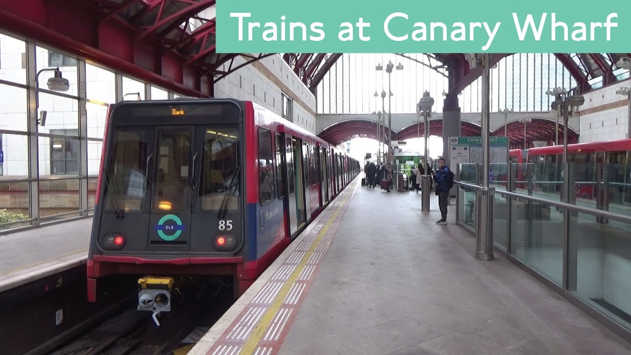 DLR and Jubilee line: Trains at Canary Wharf (Part 3)