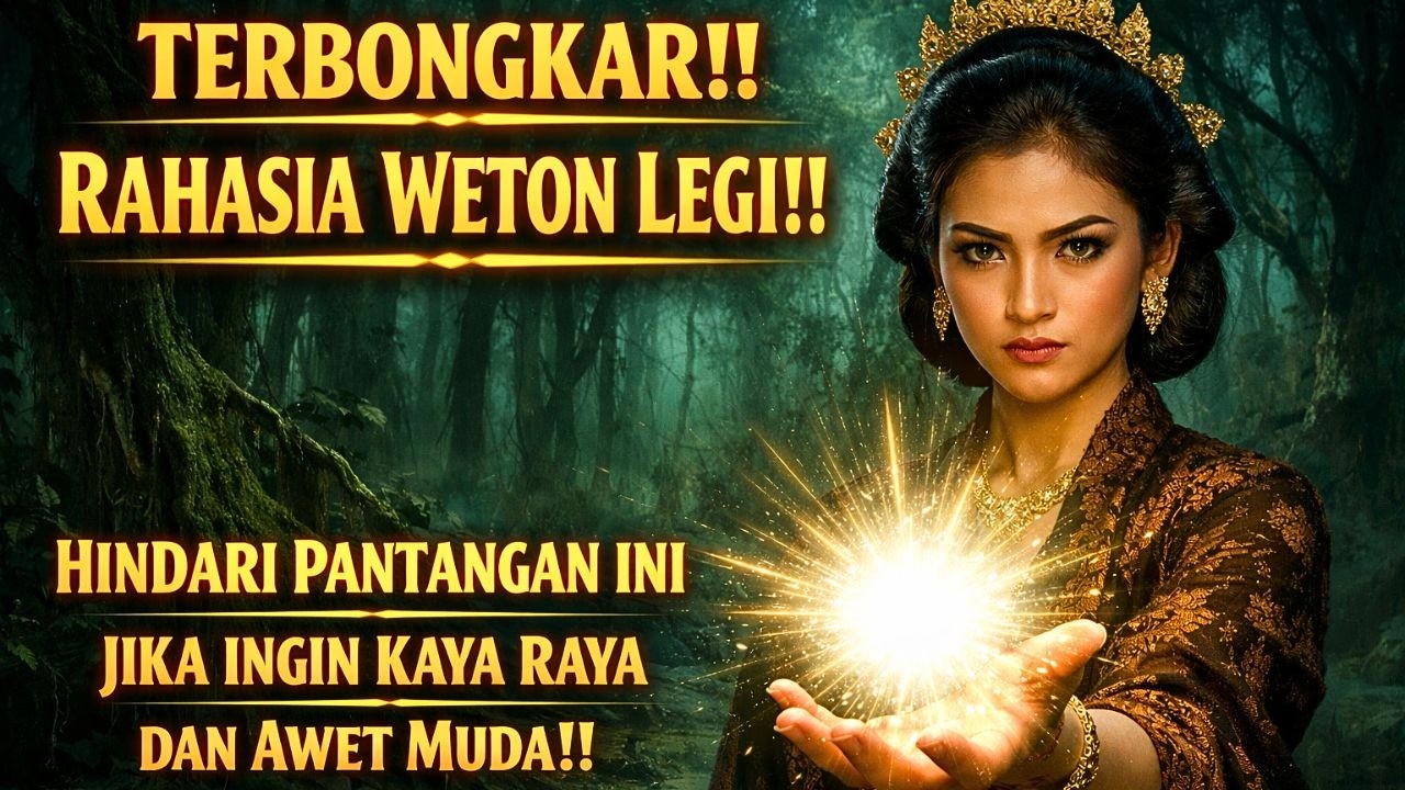 TERBONGKAR‼️RAHASIA WETON LEGI‼️HINDARI PANTANGAN INI JIKA INGIN KAYA RAYA DAN AWET MUDA‼️
