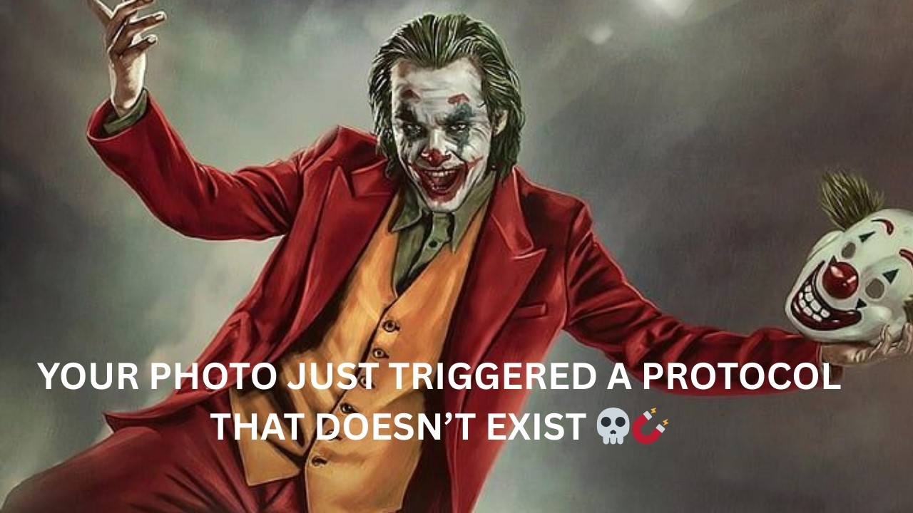YOUR PHOTO JUST TRIGGERED A PROTOCOL THAT DOESN&rsquo;T EXIST 💀🧲