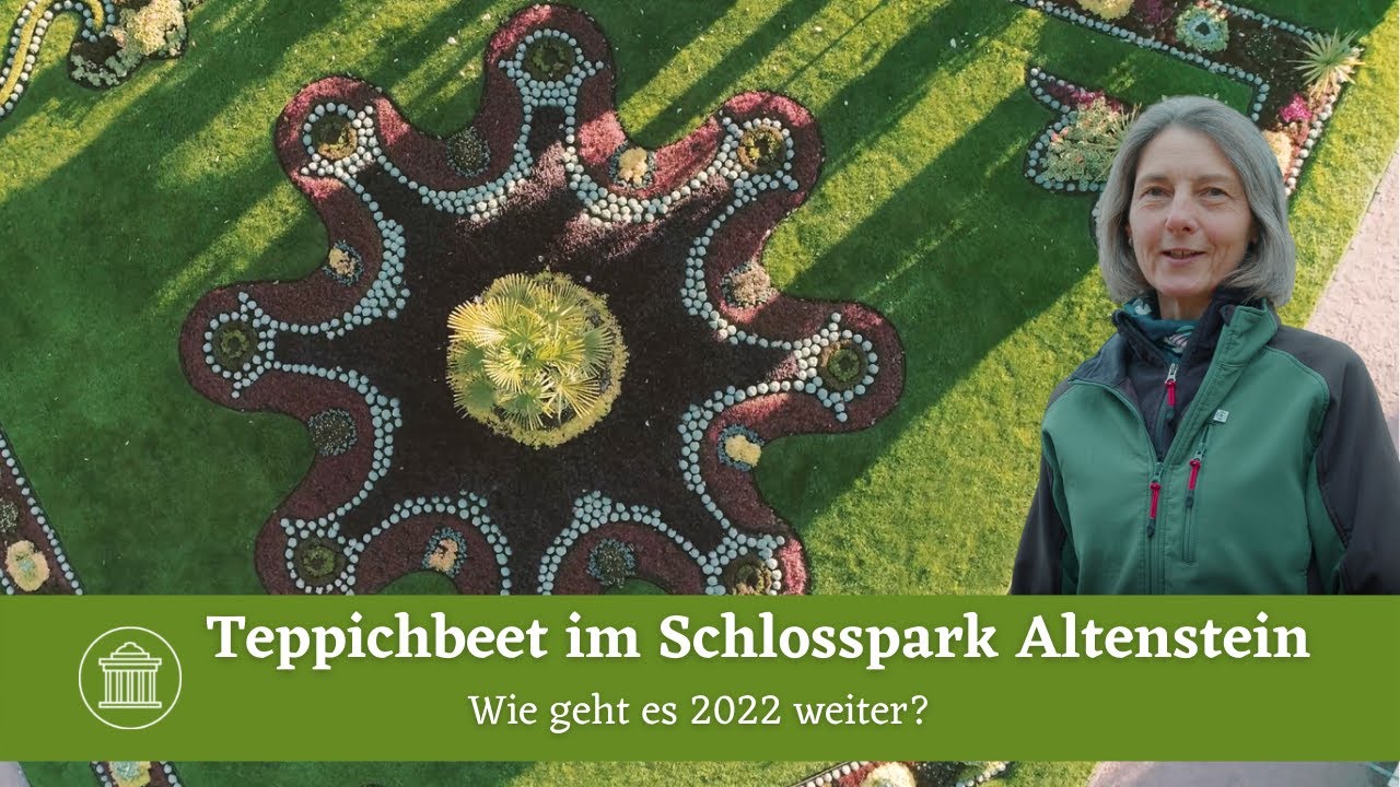 Schlosspark Altenstein: Teppichbeet 2022 schon in Planung | Bad Liebenstein Thüringen