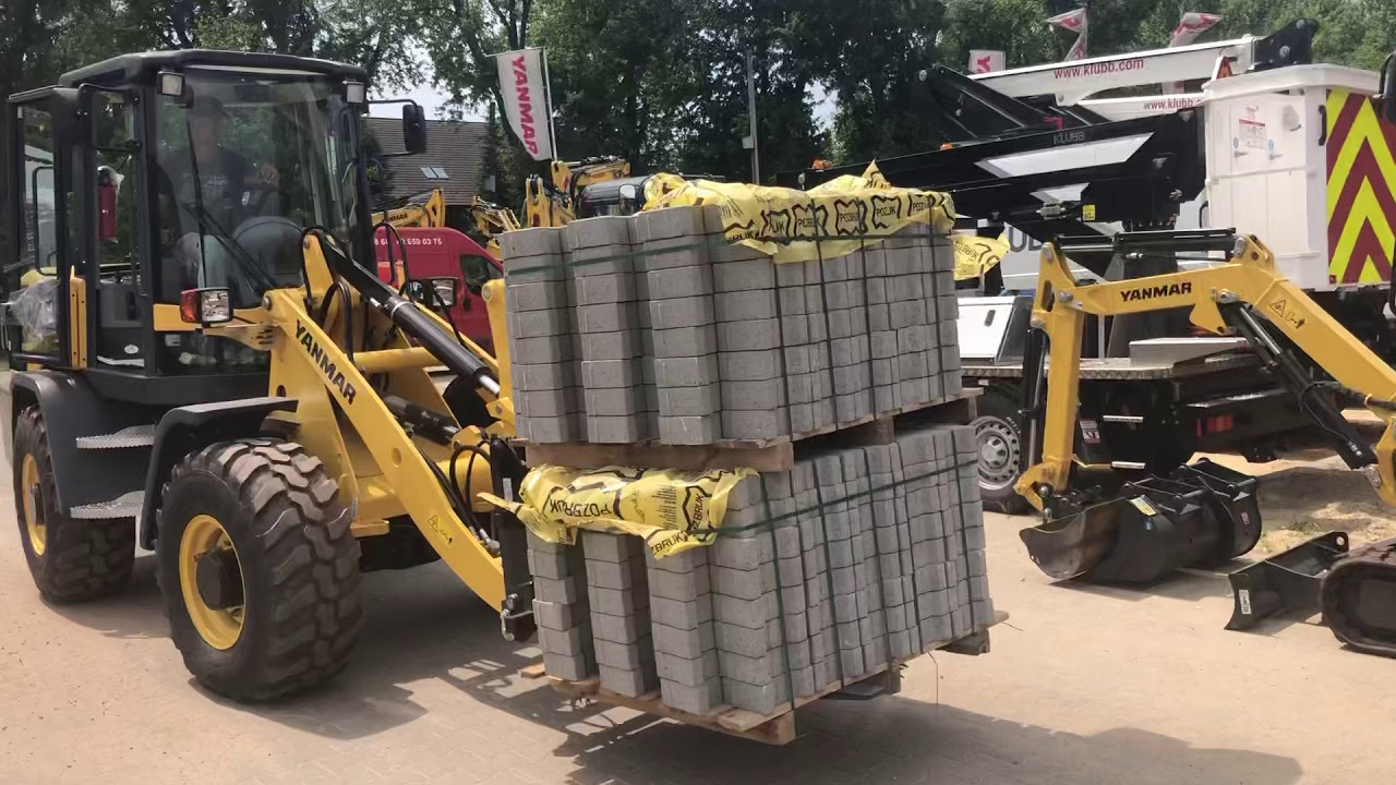 Yanmar v80 ... Ponad 3 tony na widłach