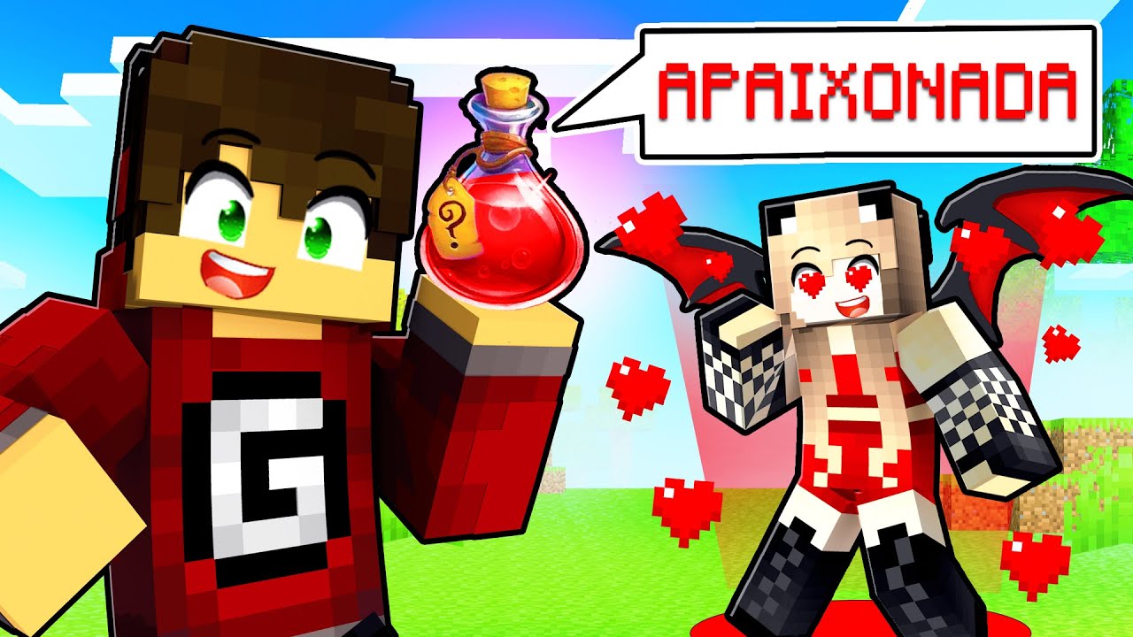 DEI UMA POÇÃO DO AMOR PARA UMA VAMPIRA no MINECRAFT ✭ Guihh ✭