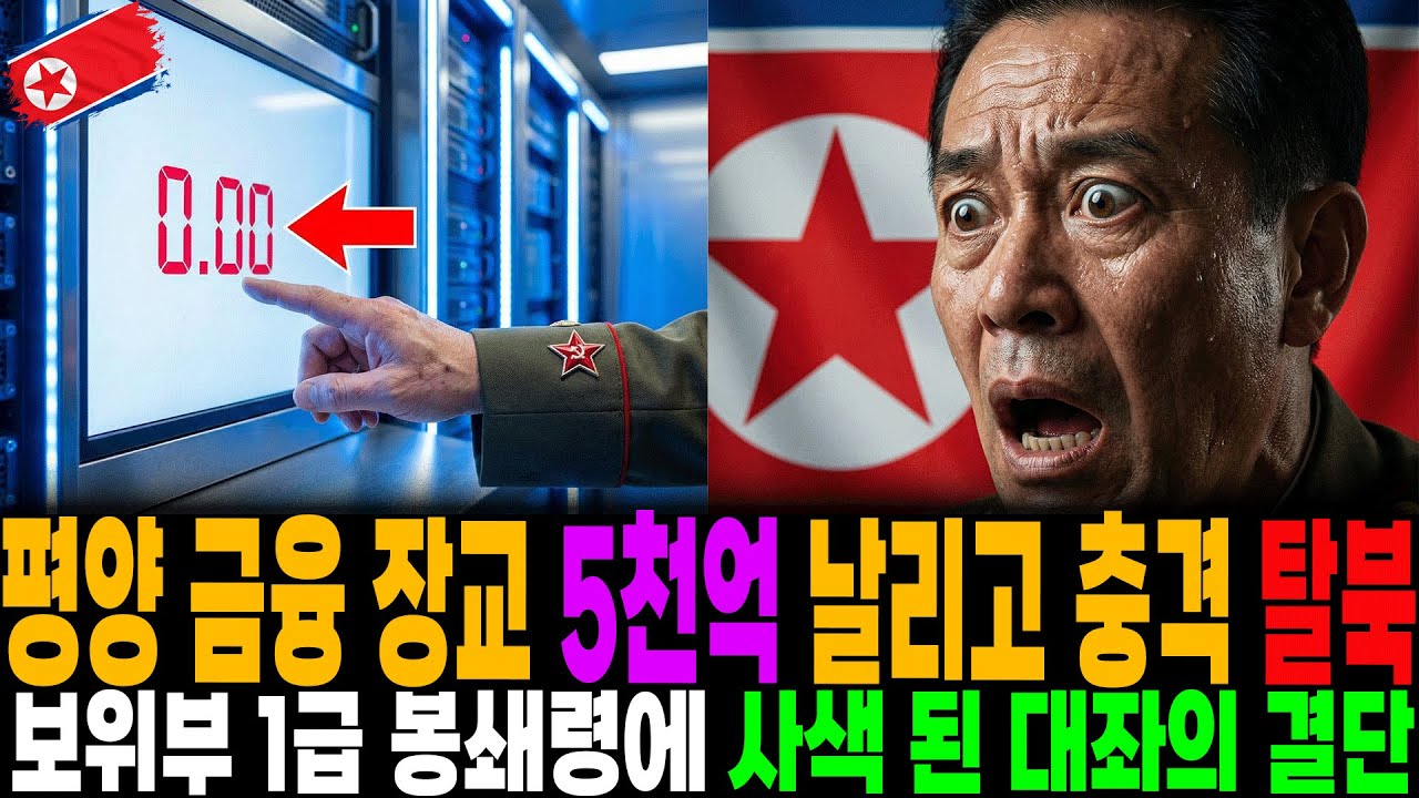 평양 금융 장교의 목숨을 건 탈북, 평양 1호의 비자금 5천억 증발과 보위부 1급 봉쇄령