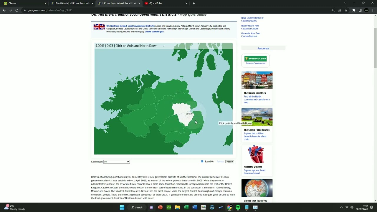 0:07 NORTHERN IRELAND: LOCAL GOVERNMENT DISTRICTS