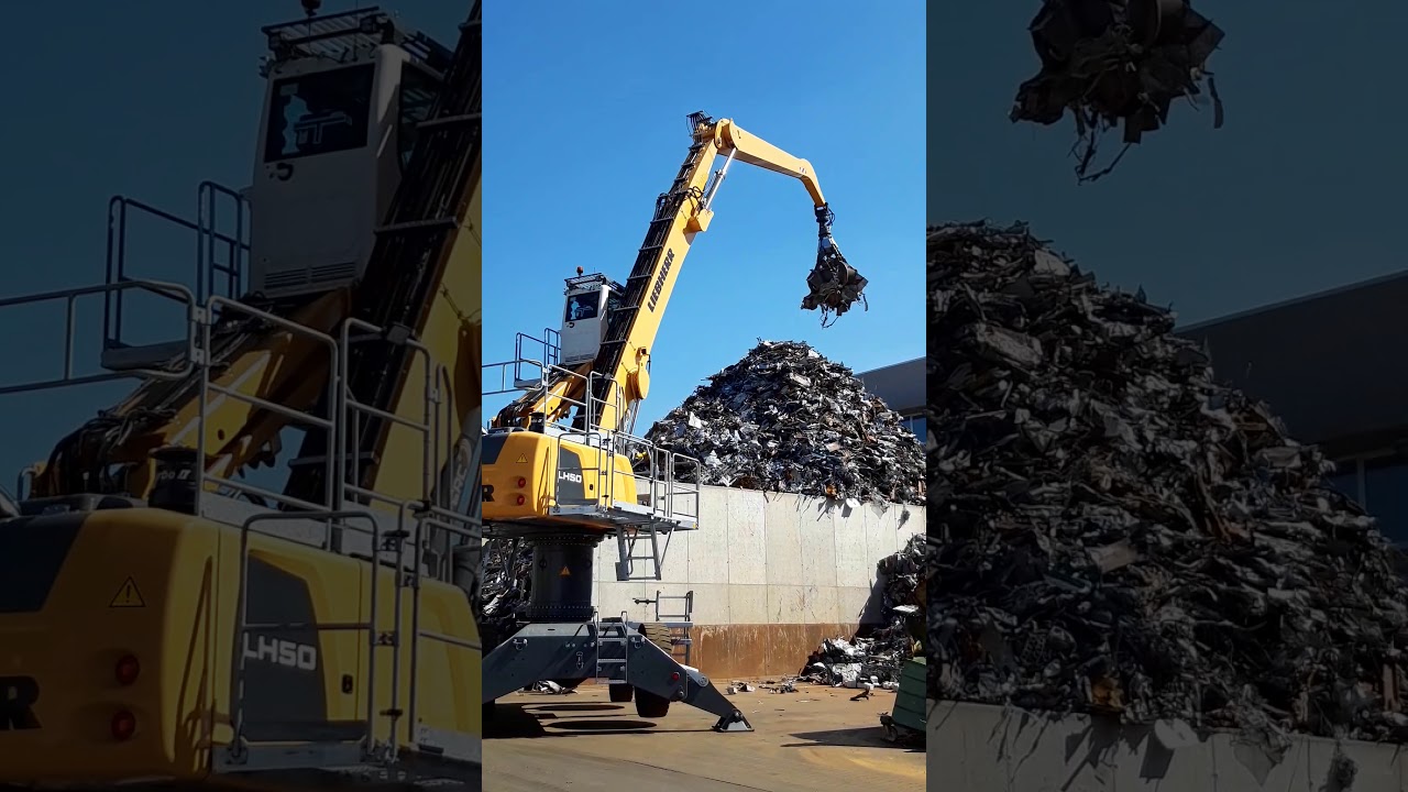 Liebherr LH50 Industry al lavoro presso SAVOLDI srl