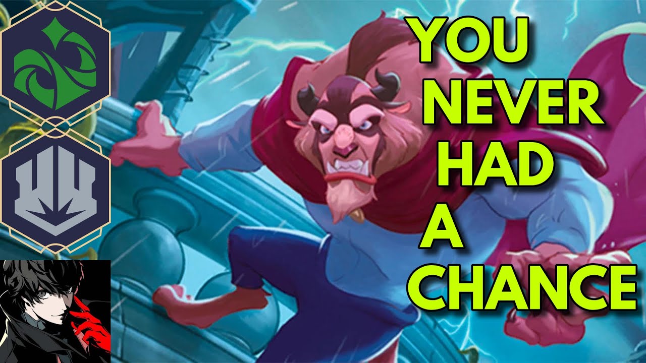 Relentless Beast ONE TURN WIN! | Disney Lorcana Deck & Gameplay