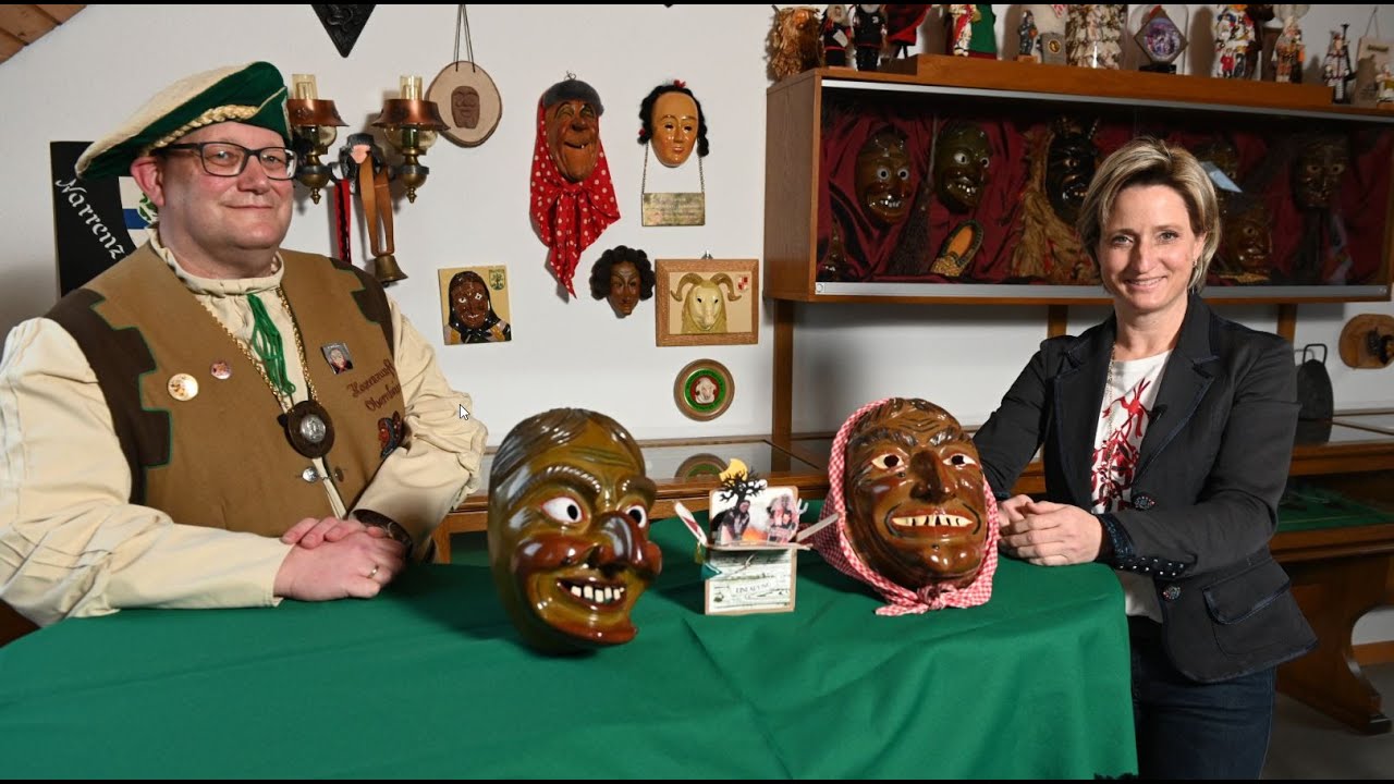 Dr. Nicole Hoffmeister-Kraut vor Ort - Hexenzunft Obernheim Fasnet
