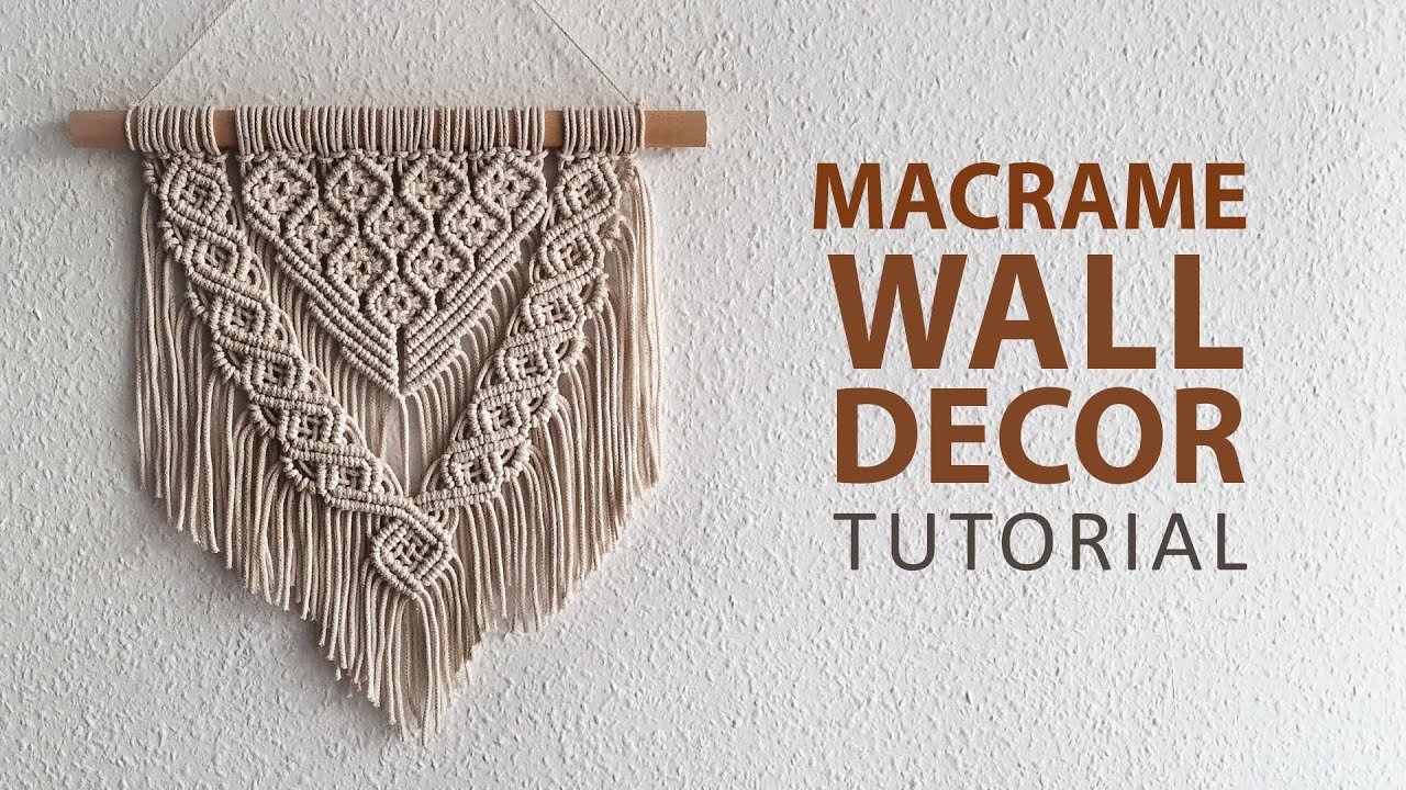 Macrame Wall Hanging DIY Home Decor