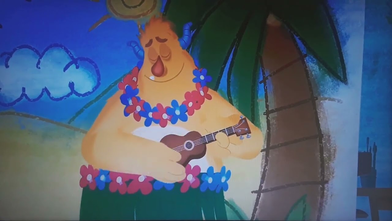 Monster sitters' luau