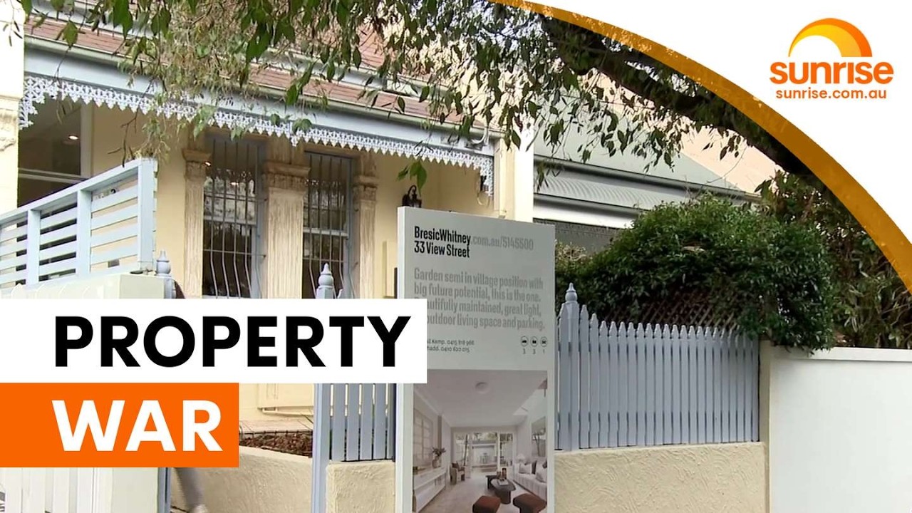 Fierce clash over Australia's falling property market | Sunrise
