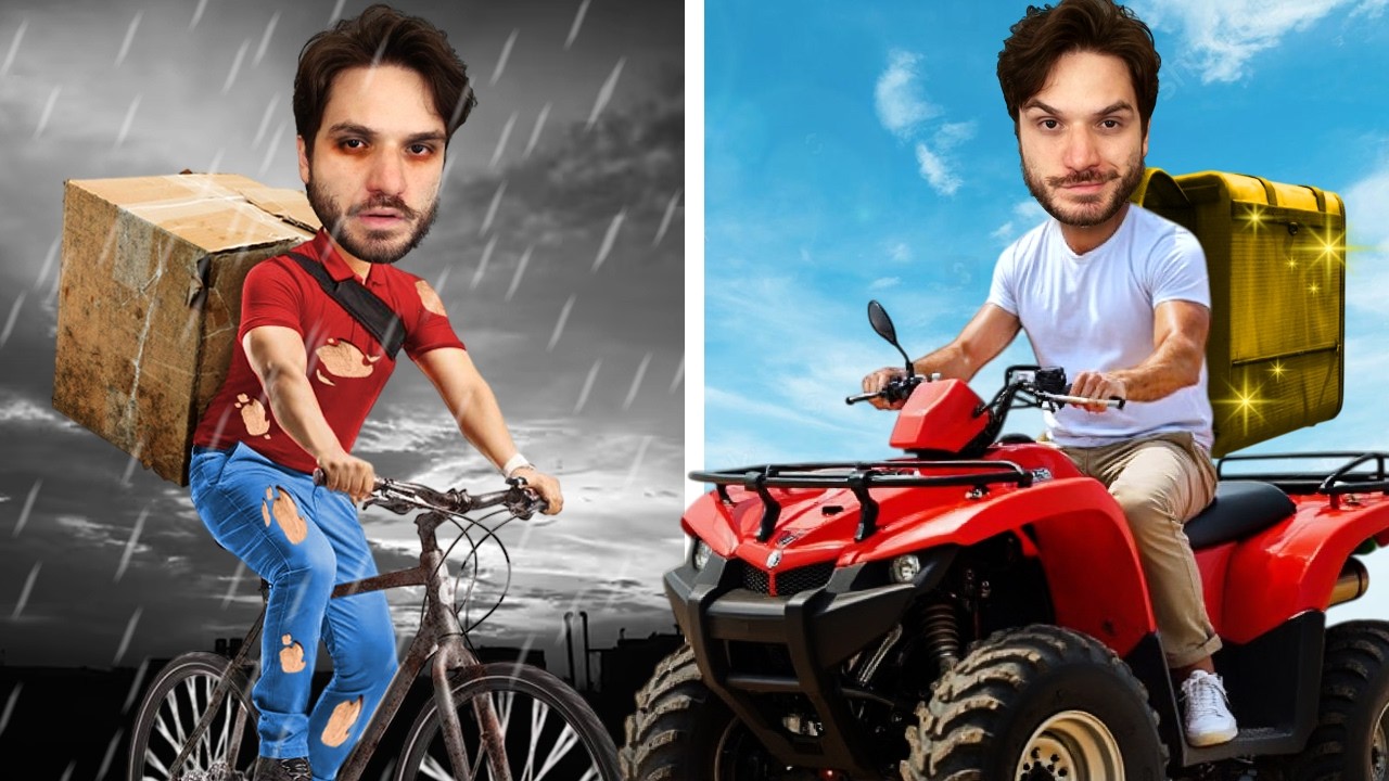 ELA NÃO ME QUIS PORQUE EU ERA UM MOTOBOY POBRE, ENTÃO EU ME VINGUEI VIRANDO UM MOTOBOY RICO!