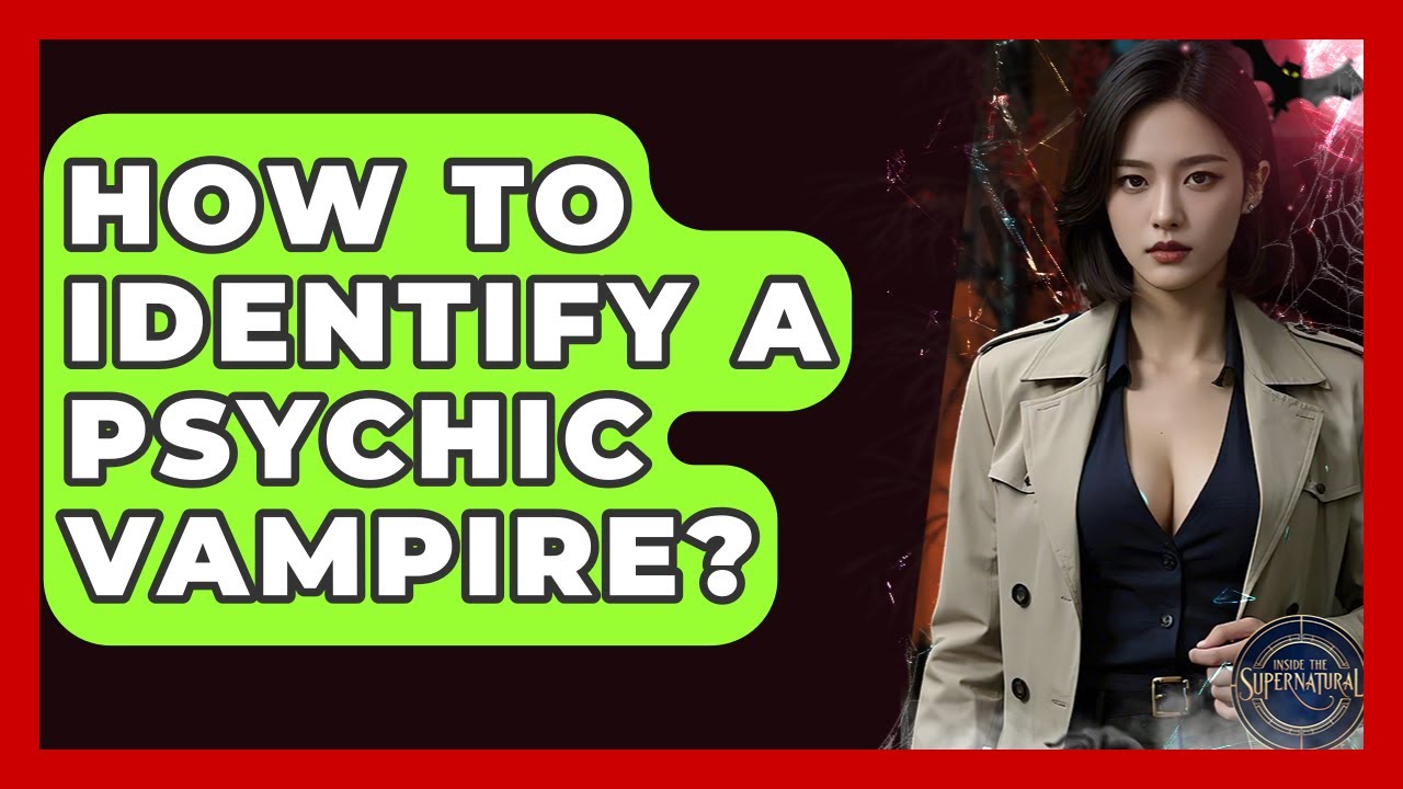 How To Identify A Psychic Vampire? - Inside the Supernatural