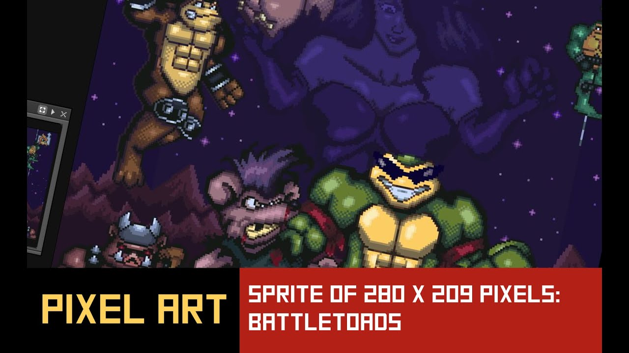 Pixel Art- Battletoads