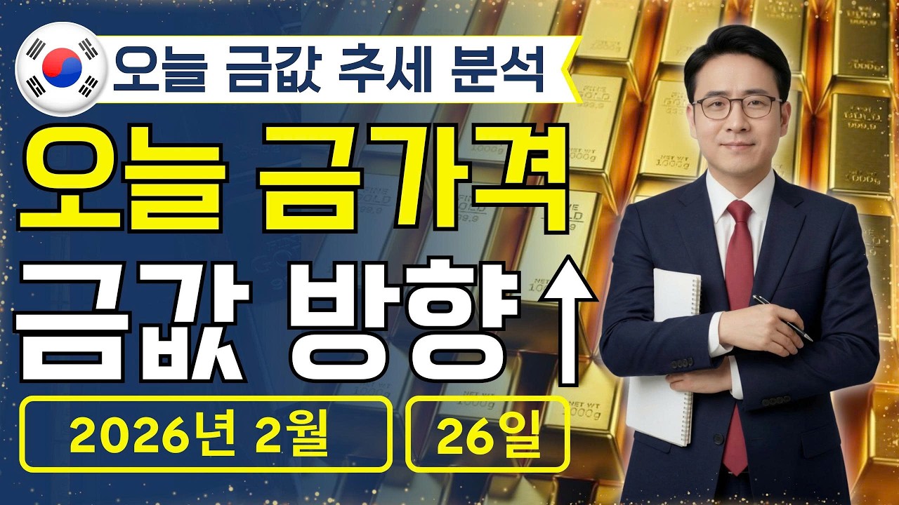 🔥 2026년 2월 26 🇰🇷 오늘 한국 금가격: 금값, 개미 역행 매수