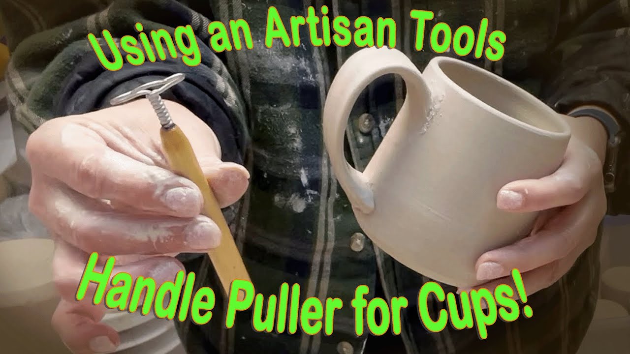 Making Handles Using an Artisan Pottery Tools Handle Cutter!
