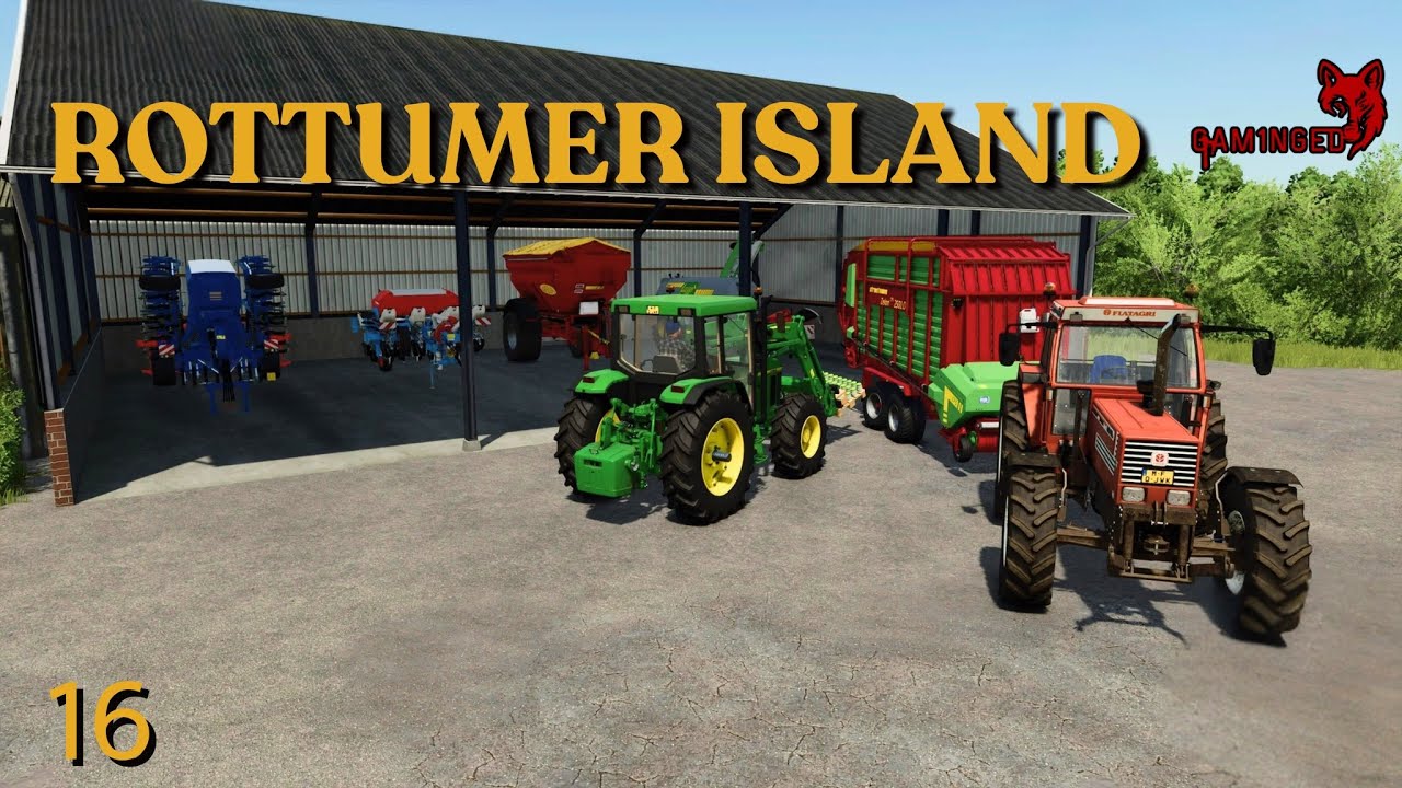 GRAS INKUILEN EN KUILVOER VERKOPEN | ROTTUMER ISLAND #16 | FS25 | TIMELAPSE