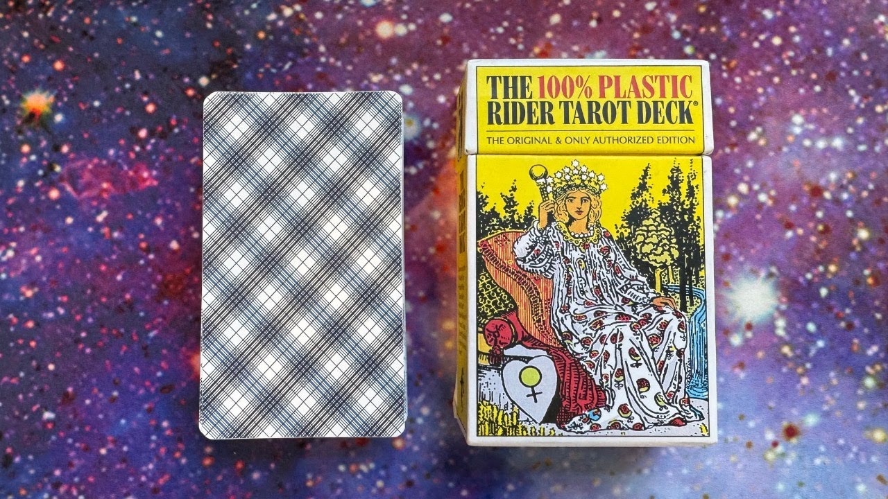 The 100%  Plastic Rider Tarot Deck Review