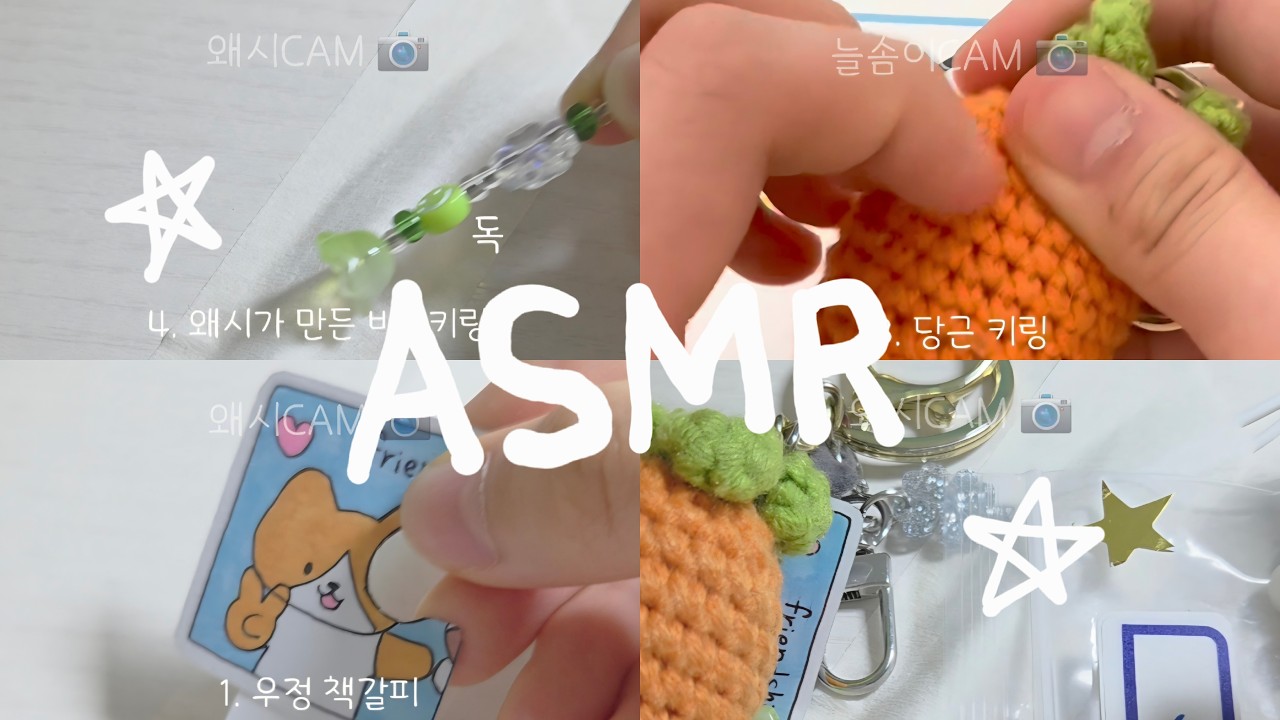 베프들의 우정템 asmr💤 고수(?) 왜시와 초보 늘솜이의 asmr 보러 오세요!