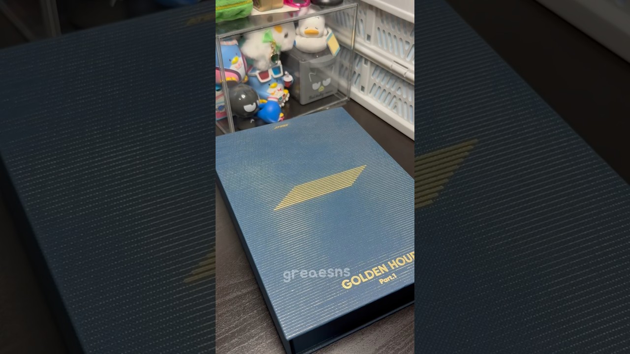 ATEEZ Golden Hour Part 1 &lsquo;Blue Hour&rsquo; Ver Album Unboxing!!!