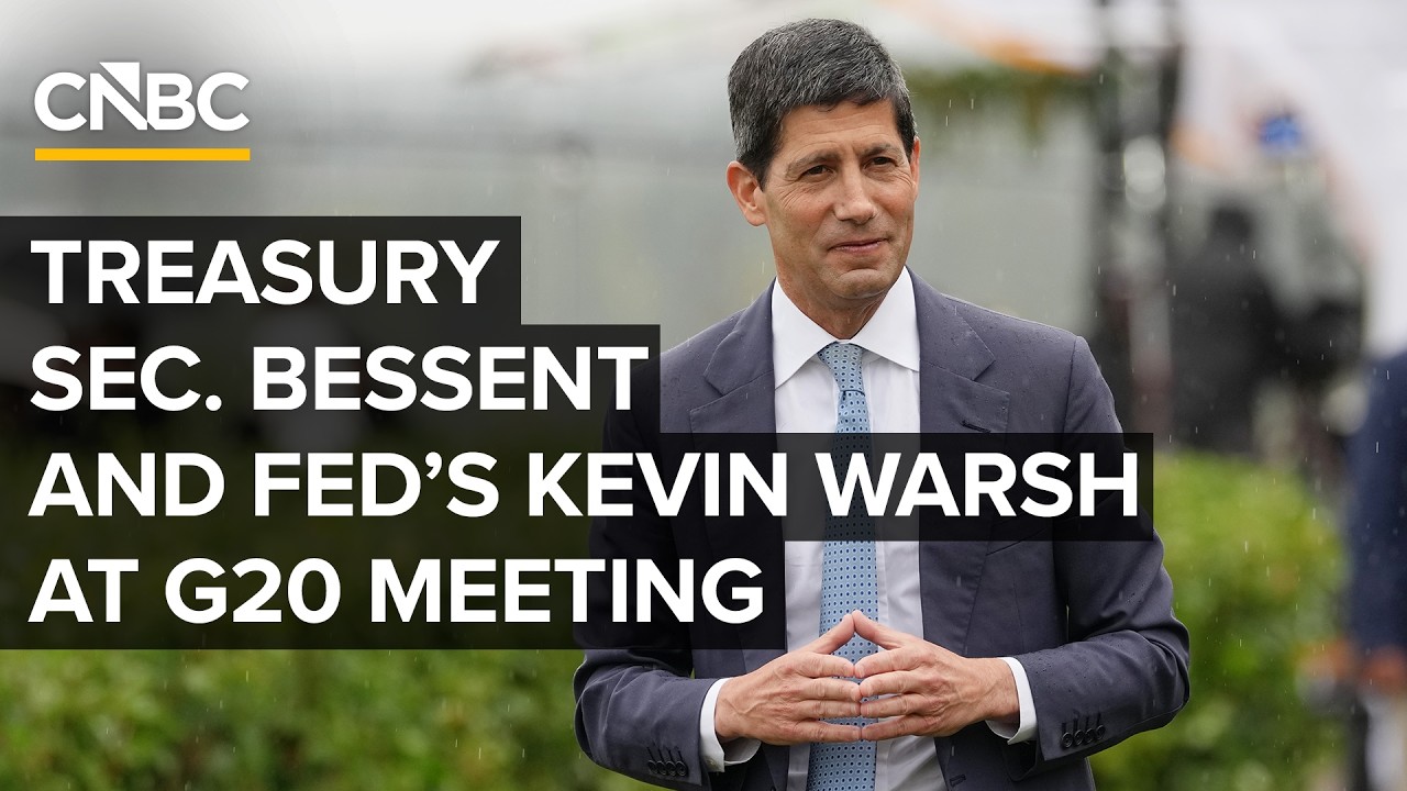 Treasury Secretary Bessent and Fed Chairman Kevin Warsh speak at G20 meeting &mdash; 8/31/2026