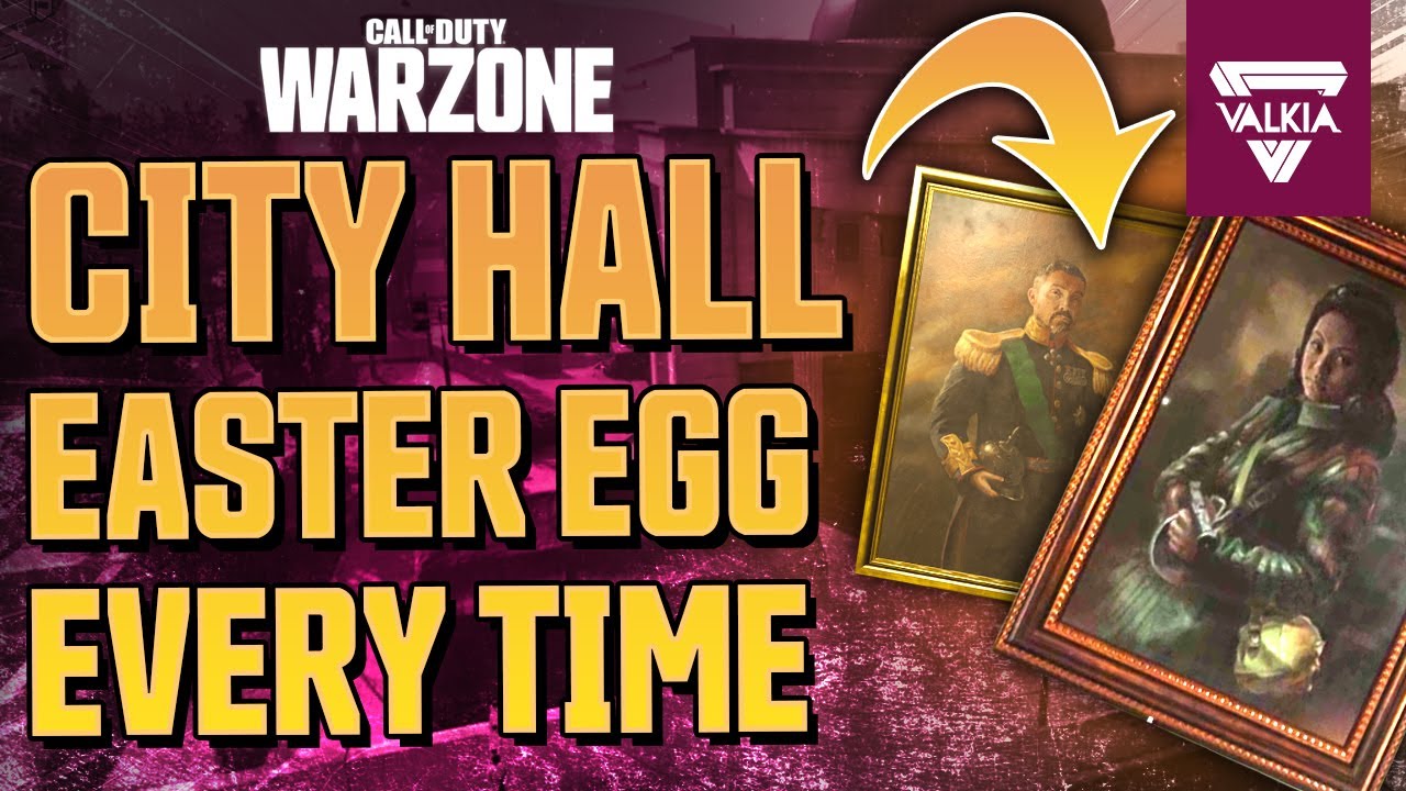 How to do the City Hall Metro/Subway Easter Egg every time (Paintings) | Warzone