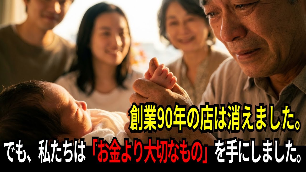 創業90年の幕引き。店はなくなっても、家族に残された「最高の宝物」