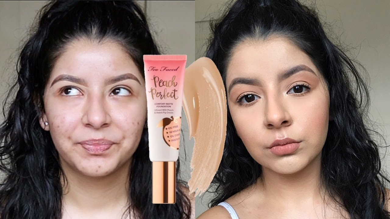 FULL COVERAGE FRIDAY: TOO FACED PEACH PERFECT COMFORT MATTE FOUNDATION
