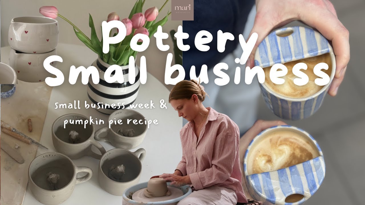Wie es wirklich ist, ein Keramik-Business zu führen ☕️ | 🍁 Cozy Herbst-Vlog & Pumpkin Pie Rezept 🎃