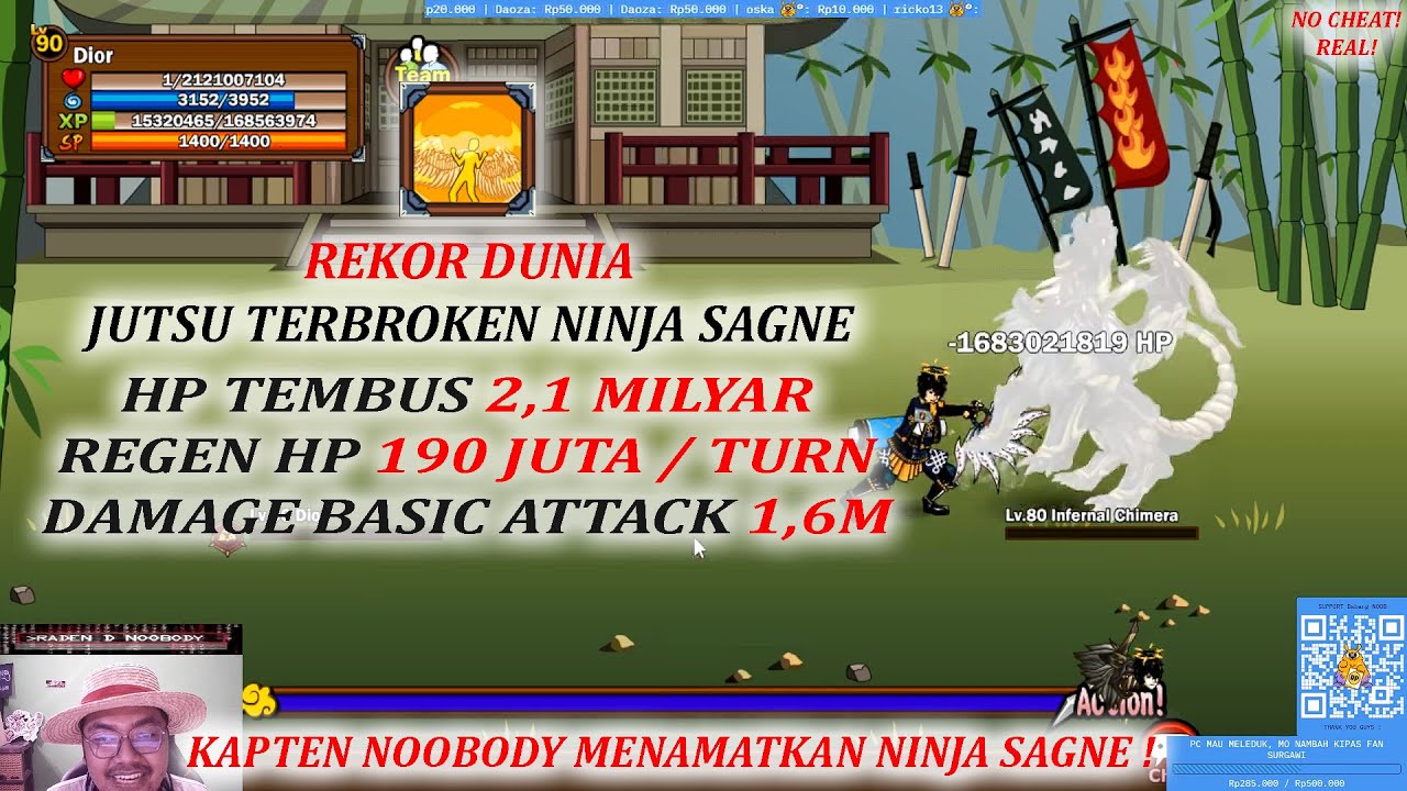HP TEMBUS 2,1 MILYAR TAMATKAN NINJA SAGE DENGAN JUTSU INI #ninjasaga #ninjasage #ninjalegends