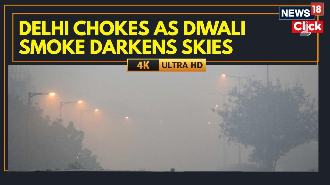 Delhi-NCR Breathes Toxic Air on Diwali: GRAP Stage II Measures Take Effect As AQI Worsens | 4K