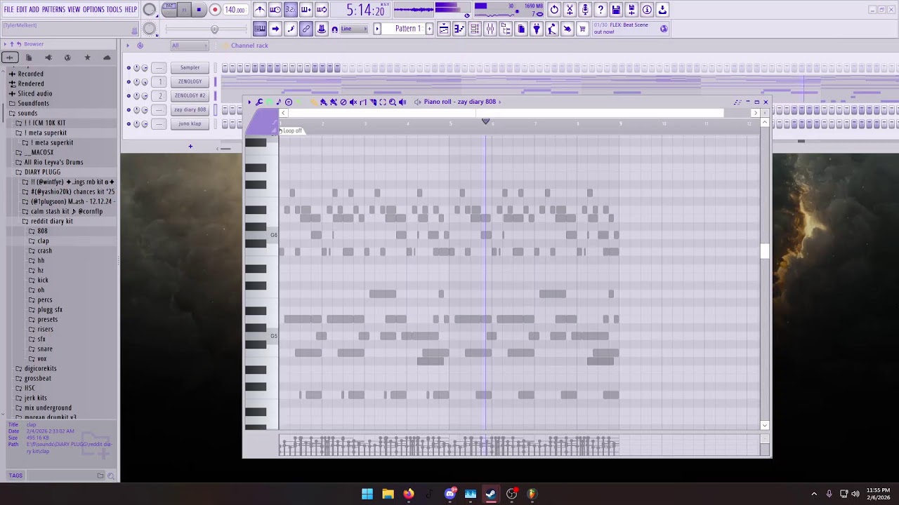 late night short stream (fl studio)