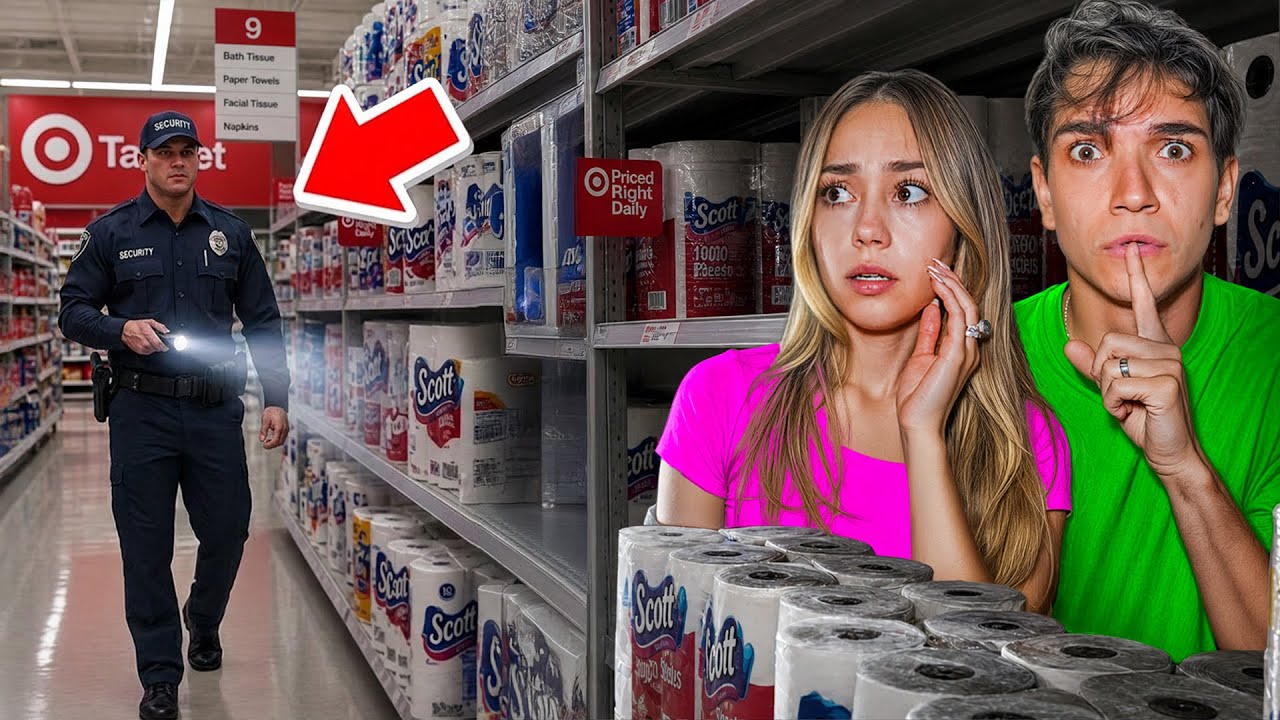 Мы ЗАСТРЯЛИ в Target на всю ночь! (страшно)