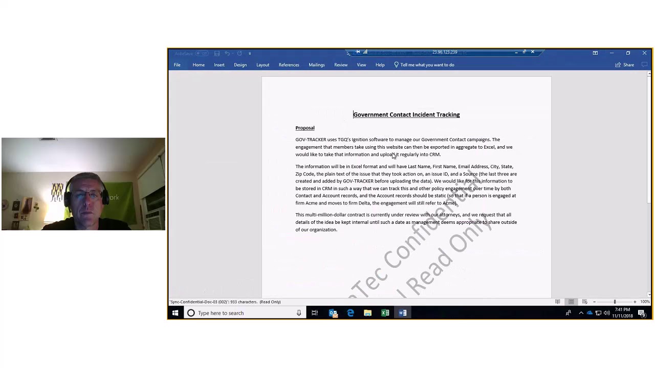 Azure Information Protection Demo - Nov. 11, 2018