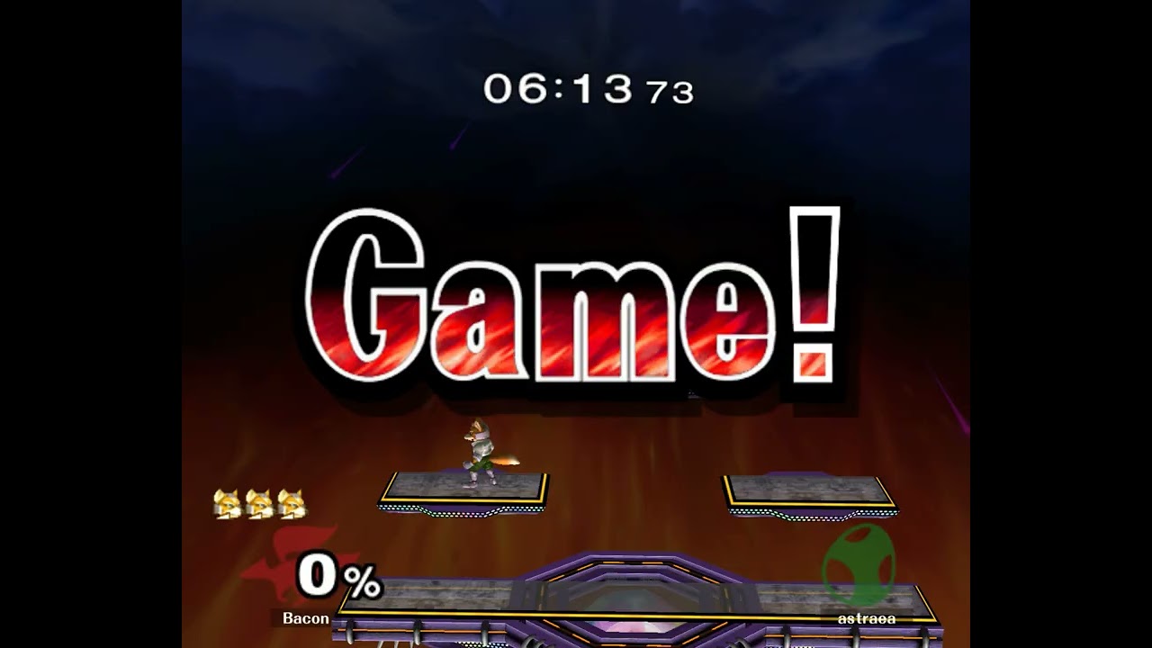 [ass] 177 - Melee Singles LR2 — Bacon ⟮Fox⟯ vs astraea ⟮Yoshi⟯