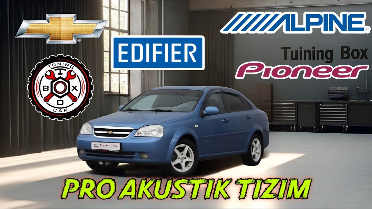 CHEVROLET LACETTI – TO‘LIQ PROFESSIONAL AUDIO TIZIM VA ALCANTARA INTERYER