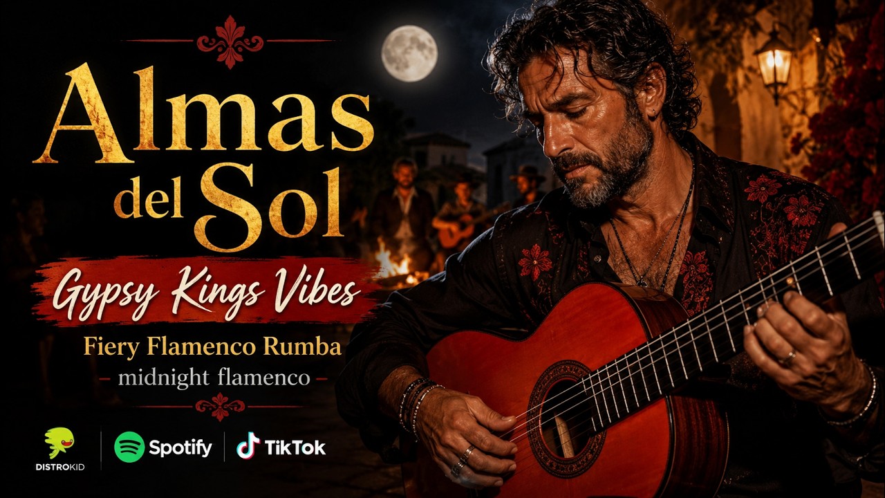 Almas del Sol – Gypsy Kings Vibes | Fiery Flamenco Rumba - midnight flamenco